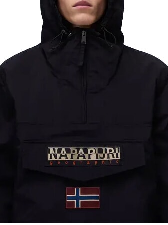 RAINFOREST M SUM 3 Veste &agrave; capuche et poche avant noir 041 - Vestes pour hommes