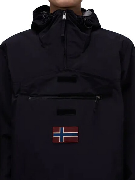 RAINFOREST M SUM 3 Veste &agrave; capuche et poche avant noir 041 - Vestes pour hommes