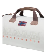 NAPAPIJRI BERING Sac de voyage avec bandouli&egrave;re beige argent&eacute; - Sacs de voyage - 6