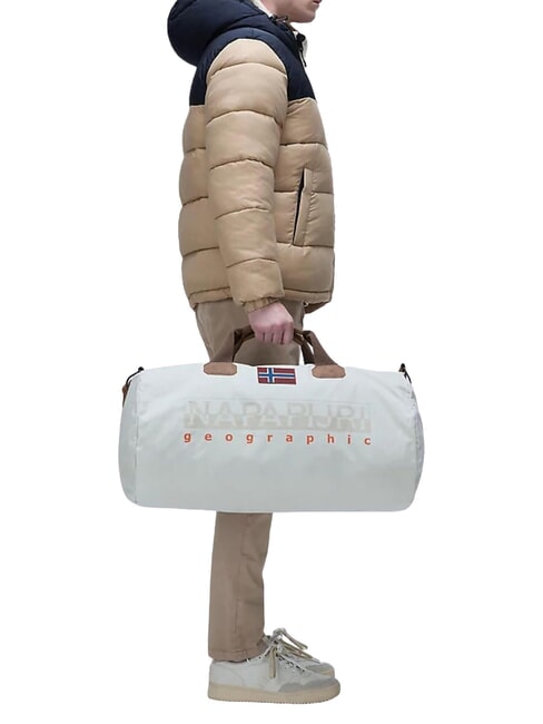 BERING Sac de voyage avec bandouli&egrave;re beige argent&eacute; - Sacs de voyage