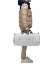 NAPAPIJRI BERING Sac de voyage avec bandouli&egrave;re beige argent&eacute; - Sacs de voyage - 3