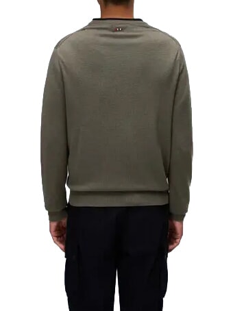 DAMAVAND pull en laine feuille de th&eacute; - Pulls pour hommes