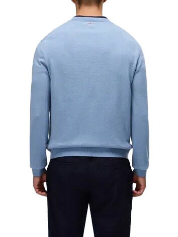 DAMAVAND pull en laine jean d&eacute;lav&eacute; - Pulls pour hommes