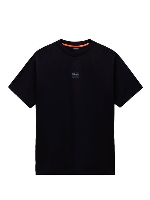 S-ELEVATED LOGO SS T-shirt en coton beaut&eacute; noire - T-shirt