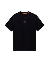 NAPAPIJRI S-ELEVATED LOGO SS T-shirt en coton beaut&eacute; noire - T-shirt - 3