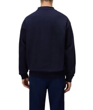 NAPAPIJRI B-ELEVATED LOGO C Sweat-shirt en coton blu marine - Pulls molletonn&eacute;s - 2