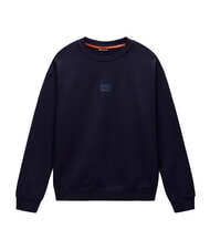 NAPAPIJRI B-ELEVATED LOGO C Sweat-shirt en coton blu marine - Pulls molletonn&eacute;s - 3