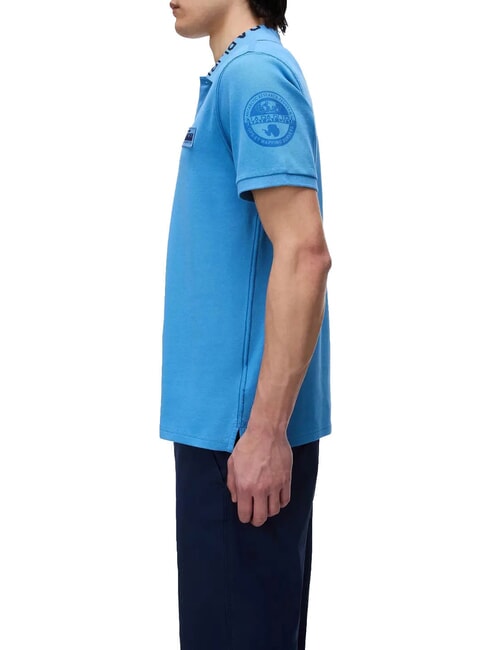 E-AMUNDSEN 1 polo &agrave; manches courtes jaspe - chemise polo