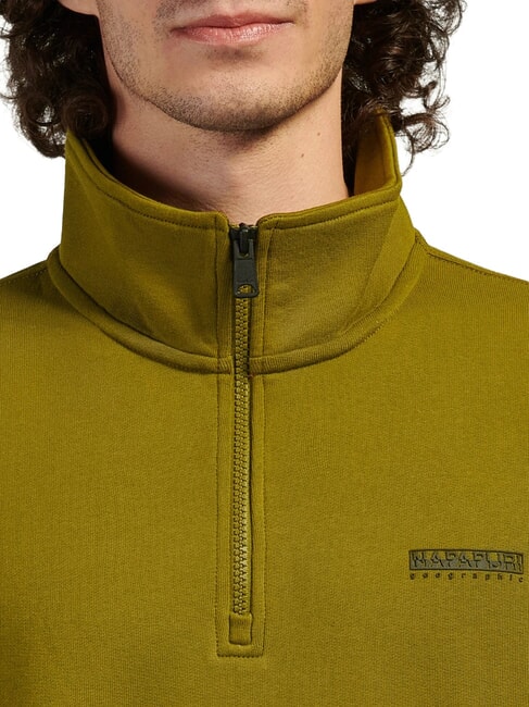 B-SMALL BOX HZ  olive fonc&eacute; - Pulls molletonn&eacute;s
