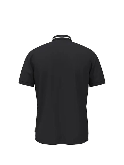 E-MURLO polo en coton beaut&eacute; noire - chemise polo