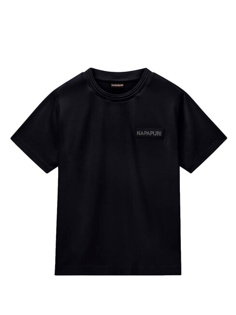 S-CLARAO SS T-shirt en coton beaut&eacute; noire - T-shirt