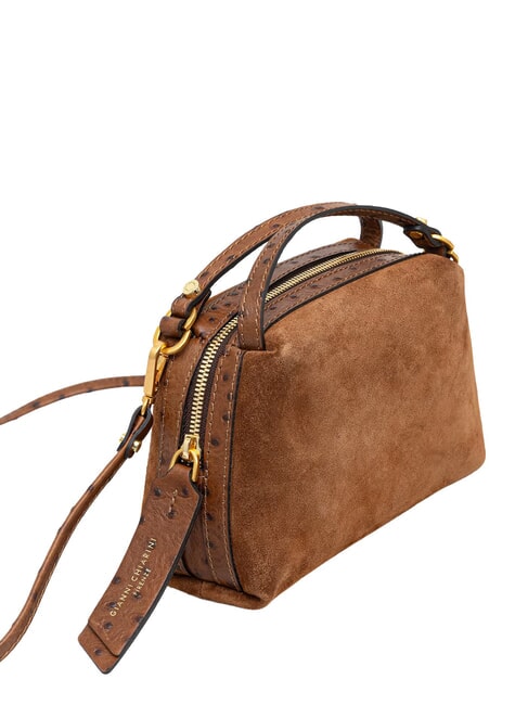 ALIFA Mini sac &agrave; main avec bandouli&egrave;re Cognac - Sacs pour Femme