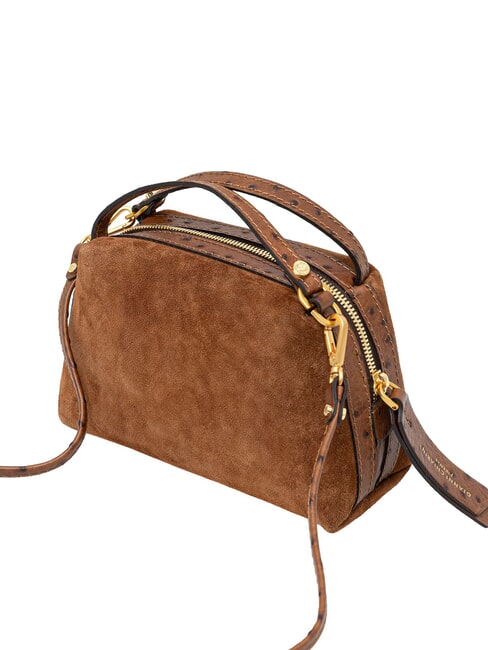 ALIFA Mini sac &agrave; main avec bandouli&egrave;re Cognac - Sacs pour Femme