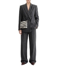 GIANNI CHIARINI HERMY Pochette en peau de poney z&egrave;bre noir et blanc - Sacs pour Femme - 2