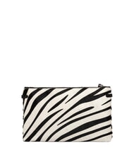 GIANNI CHIARINI HERMY Pochette en peau de poney z&egrave;bre noir et blanc - Sacs pour Femme - 3