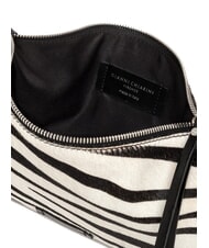 GIANNI CHIARINI HERMY Pochette en peau de poney z&egrave;bre noir et blanc - Sacs pour Femme - 4
