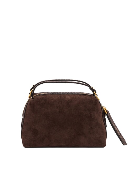 ALIFA Mini sac &agrave; main avec bandouli&egrave;re moka - Sacs pour Femme