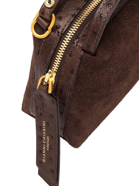 ALIFA Mini sac &agrave; main avec bandouli&egrave;re moka - Sacs pour Femme