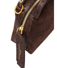 GIANNI CHIARINI ALIFA Mini sac &agrave; main avec bandouli&egrave;re moka - Sacs pour Femme - 4