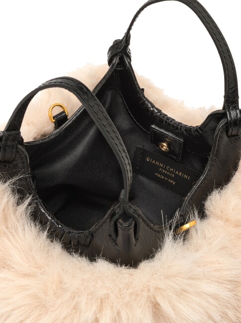 DUA Mini sac &agrave; main avec bandouli&egrave;re alb&acirc;tre - Sacs pour Femme