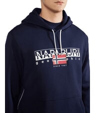 NAPAPIJRI B-AYLMER Sweatshirt &agrave; capuche blu marine - Pulls molletonn&eacute;s - 4