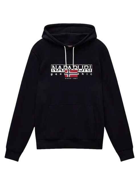 B-AYLMER Sweatshirt &agrave; capuche noir 041 - Pulls molletonn&eacute;s