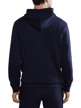 B-AYLMER Sweatshirt &agrave; capuche blu marine - Pulls molletonn&eacute;s