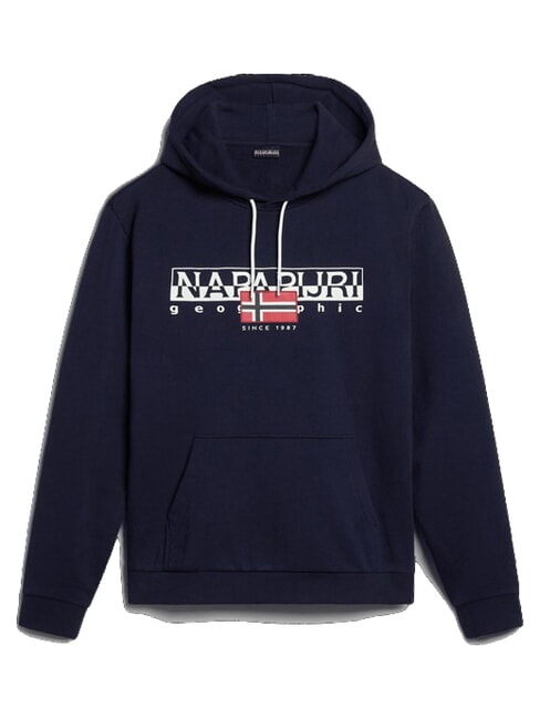 B-AYLMER Sweatshirt &agrave; capuche blu marine - Pulls molletonn&eacute;s