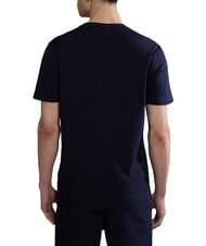 NAPAPIJRI S-KASBA T-shirt &agrave; manches courtes, pur coton blu marine - T-shirt - 2
