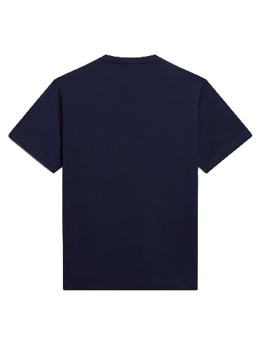 S-KASBA T-shirt &agrave; manches courtes, pur coton blu marine - T-shirt