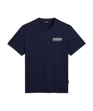 NAPAPIJRI S-KASBA T-shirt &agrave; manches courtes, pur coton blu marine - T-shirt - 5
