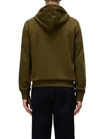 BALIS Sweat-shirt &agrave; fermeture &eacute;clair int&eacute;grale olive fonc&eacute; - Pulls molletonn&eacute;s