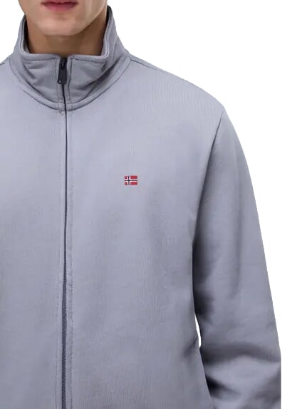 BALIS FZ SUM Sweat-shirt &agrave; fermeture &eacute;clair peau de requin - Pulls molletonn&eacute;s