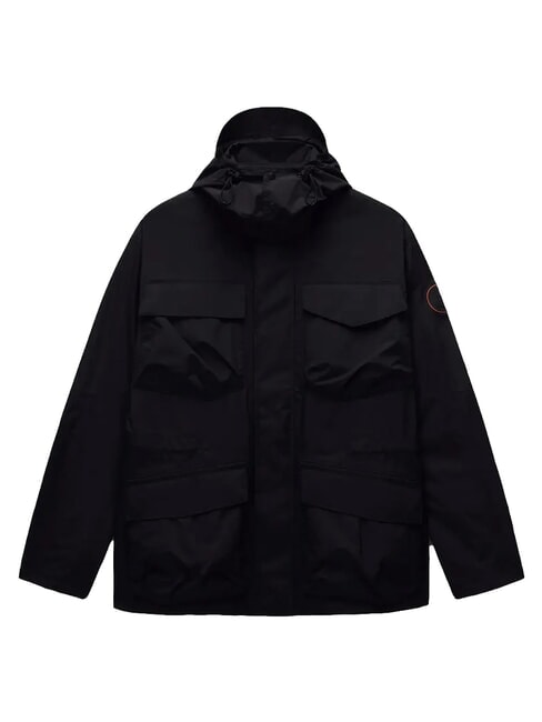 A-RIVALTO FIELD veste &agrave; capuche beaut&eacute; noire - Vestes pour hommes