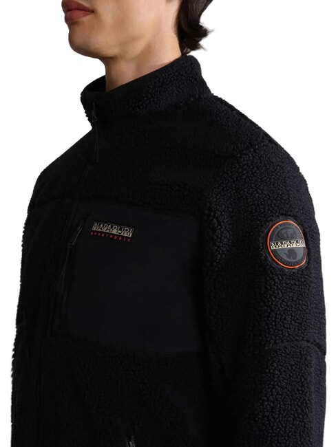 YUPIK FZ 3 Polaire zipp&eacute;e avec logo noir 041 - Pulls molletonn&eacute;s