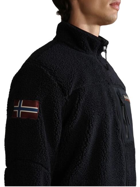 YUPIK FZ 3 Polaire zipp&eacute;e avec logo noir 041 - Pulls molletonn&eacute;s