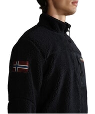 NAPAPIJRI YUPIK FZ 3 Polaire zipp&eacute;e avec logo noir 041 - Pulls molletonn&eacute;s - 4