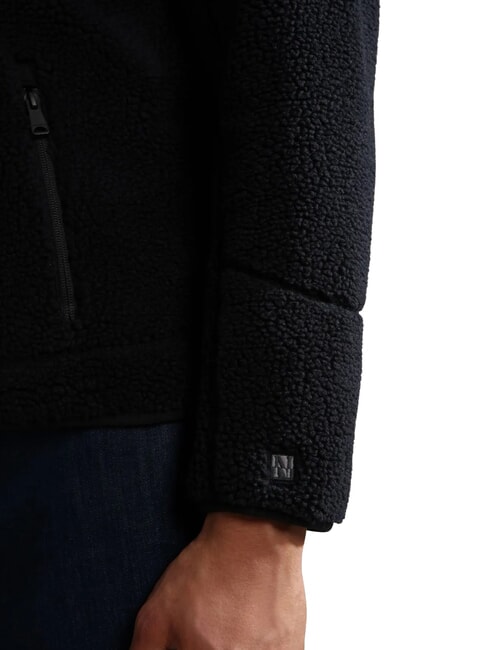 YUPIK FZ 3 Polaire zipp&eacute;e avec logo noir 041 - Pulls molletonn&eacute;s