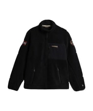 NAPAPIJRI YUPIK FZ 3 Polaire zipp&eacute;e avec logo noir 041 - Pulls molletonn&eacute;s - 7