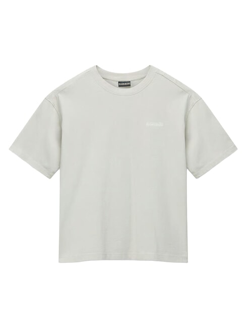 S-BISE SS T-shirt &agrave; manches courtes beige argent&eacute; - T-shirt