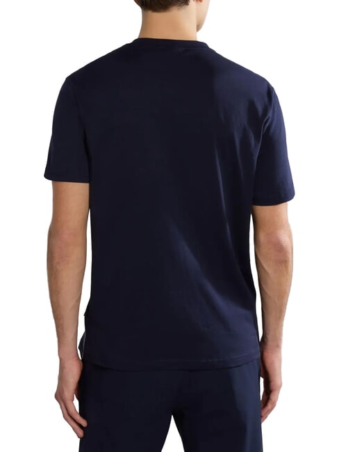 S-AYLMER T-shirt en coton blu marine - T-shirt