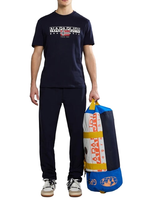 S-AYLMER T-shirt en coton blu marine - T-shirt