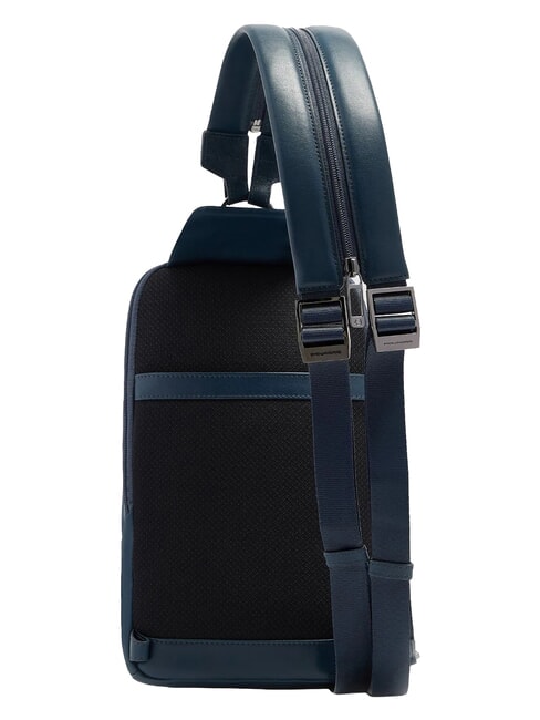 VICTOR Sac &agrave; dos en cuir &agrave; une bandouli&egrave;re bleu - Sacs &agrave; dos pour ordinateur portable