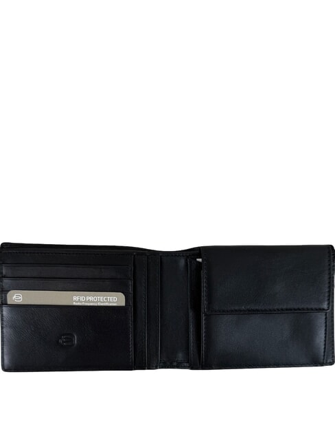 VICTOR portefeuille en cuir Noir - Portefeuilles Homme