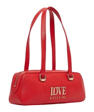 LOVE MOSCHINO GILDED Sac bandouli&egrave;re, avec cha&icirc;ne ROUGE - Sacs pour Femme - 2