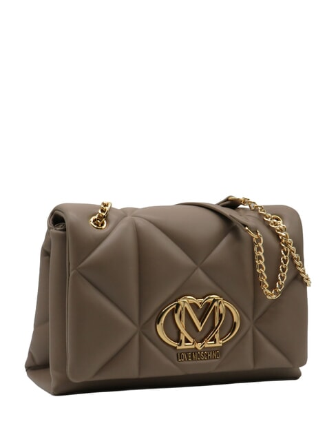 EMBOSSED QUILTED sac bandouli&egrave;re sable - Sacs pour Femme