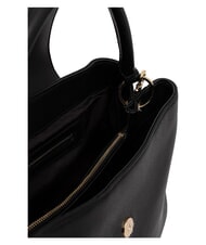 LOVE MOSCHINO OVAL FRIEZE Sac &agrave; main avec bandouli&egrave;re Noir - Sacs pour Femme - 4
