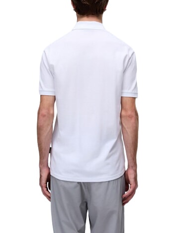 E-AYLMER polo &agrave; manches courtes NOIR - chemise polo