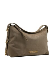 LOVE MOSCHINO SIGNATURE ZIP sac bandouli&egrave;re sable - Sacs pour Femme - 2