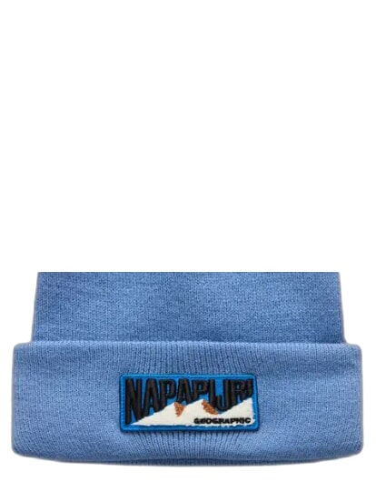 F-MONTEPIANA Chapeau &agrave; revers jean d&eacute;lav&eacute; - Bonnets